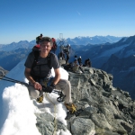 Sommet de la Dent Blanche (septembre 2009)